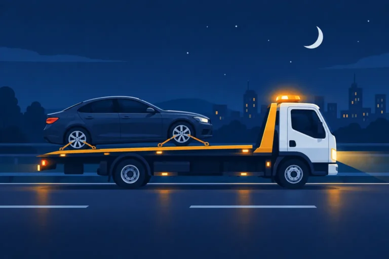 Ile kosztuje holowanie nocne? Sprawdź stawkę